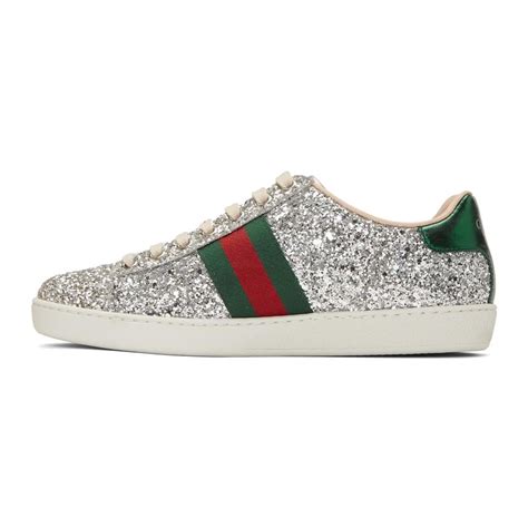 silver gucci sneakers womens|farfetch gucci sneakers for women.